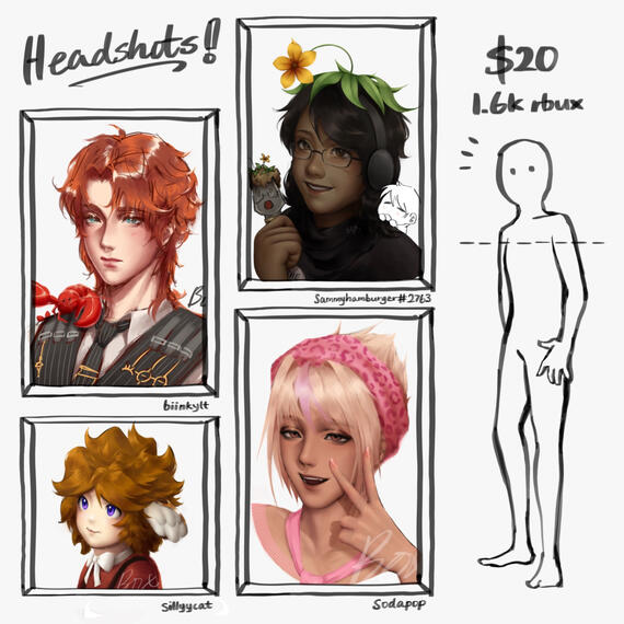 headshot examples